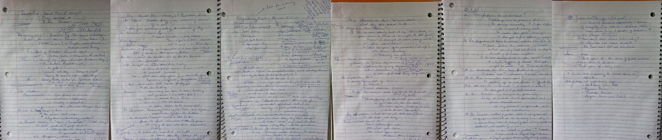 "Becoming Evil" Lecture Notes, 2014.04.10