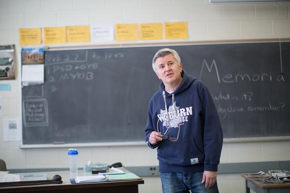 A Facing History classroom at Woburn Collegiate Institute in Toronto. Photo by Nick Kozak.