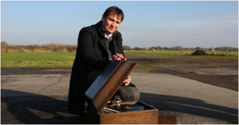 Dr Pinto and his 1930s gramophone