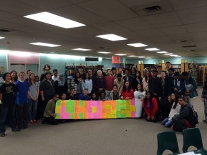 Cheryl Payne-Stevens class with Holocaust survivor Mark Eisen